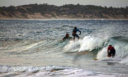 Mozambique Beach Surfing