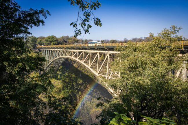 Bridge near Victoria Falls Zimbabwe
