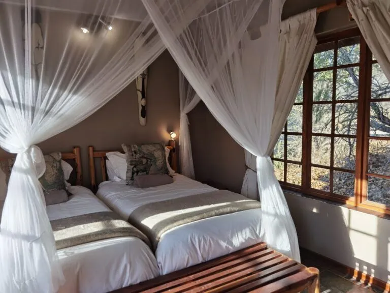 Best of Kruger safari lodge twin bedroom