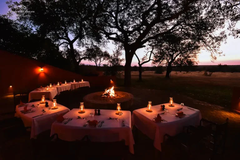 boma dinner at a lodge in the kruger