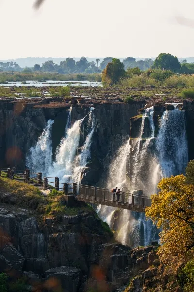 Victoria Falls tour group
