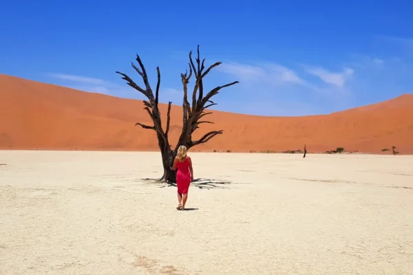 lady-in-red-dress-sossusvlei