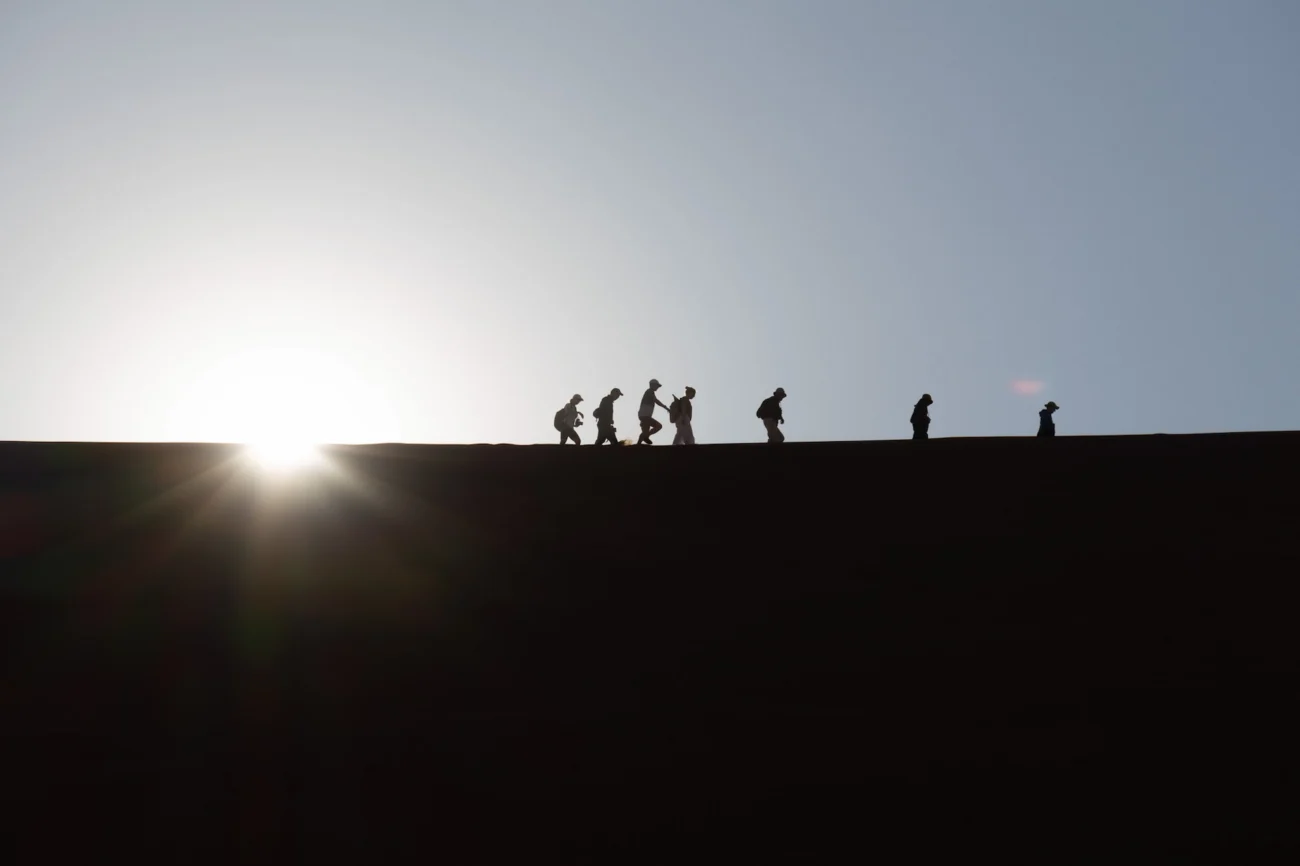 walking-along-top-of-dune